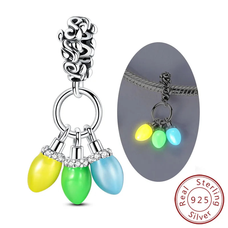New 925 Sterling Silver Charms Bead Penguin Owl Bow Heart Charm Fit Original Pendant Bracelet Jewelry Making For Women Gift