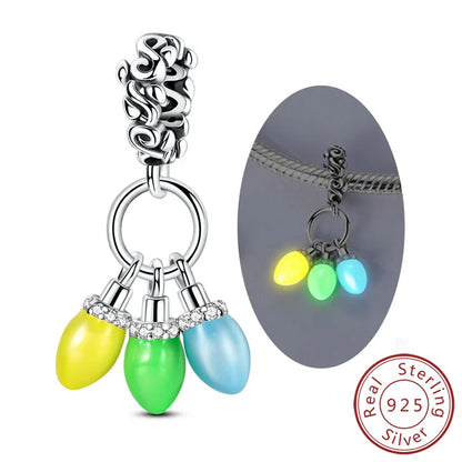 New 925 Sterling Silver Charms Bead Penguin Owl Bow Heart Charm Fit Original Pendant Bracelet Jewelry Making For Women Gift