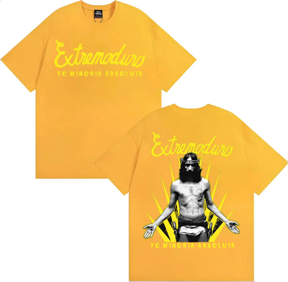 Rock Band Extremoduro Yo,minoria Absolvta T Shirts Men Women Harajuku 90s Vintage Hip Hop T-shirt Summer Tops Loose Cozy T Shirt