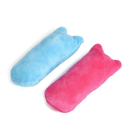 Juguetes de hierba gatera, bonito cojín de peluche para el pulgar, para rechinar los dientes, resistente a las mordeduras, juguete para gatos, accesorios para mascotas