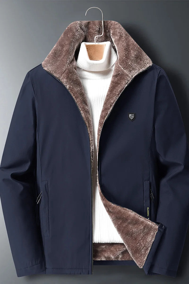 2024 Winter jackets men Fashion Thick Warm Cotton-Padded Jacket Men's Casual Loose style High Quality Large Size coat male 8XL