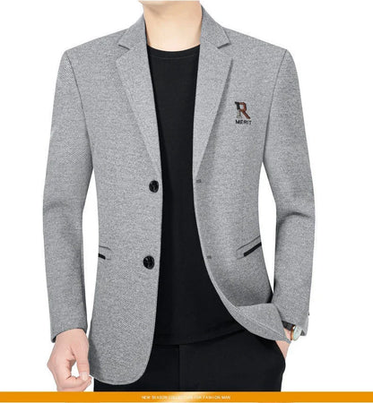 TFETTERS Brand 2025 Spring Business Blazer for Men Solid Autumn Casual Men's Jacket Blazer Fashion Single Breasted Suits Mens