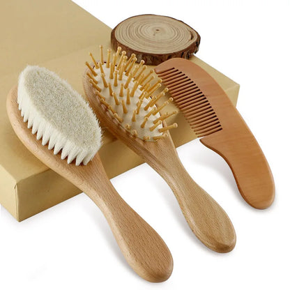 NEW Custom Name Wooden DIY Baby Hairbrushes Engrave Infant Name Wooden Newborn Hair Brush Comb Brush Birthday Baby Shower Gifts