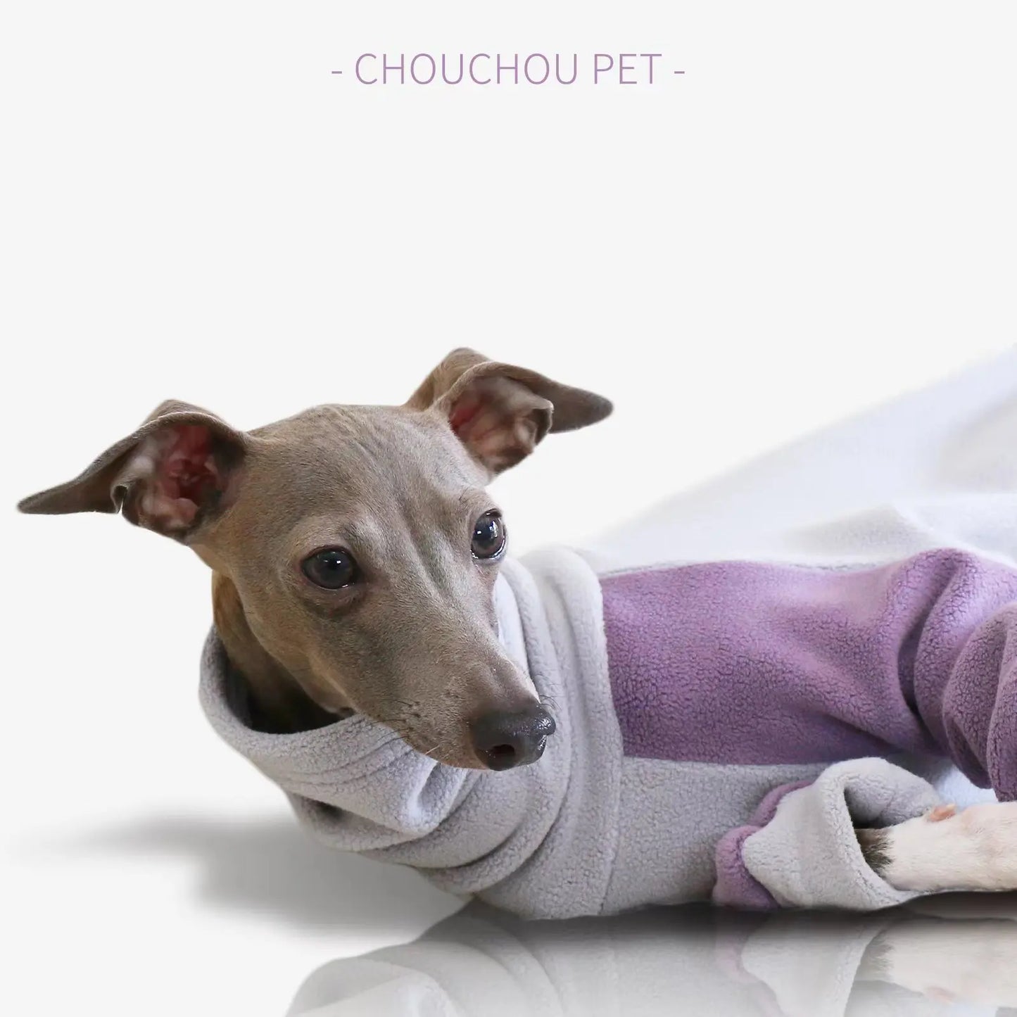 Suéter de cuello alto para iggy, whippet, galgo, ropa para mascotas, empalme elástico suave, ropa de cuatro patas