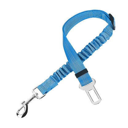 Cinturón de seguridad para coche de mascotas, correa de nailon para vehículos, asiento trasero, cinturón de seguridad ajustable para perros, arnés, collar, accesorios para mascotas para paseos al aire libre