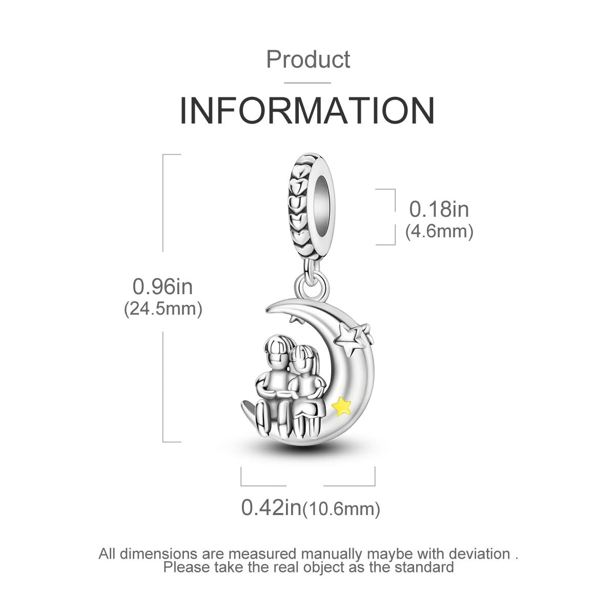New Arrivals Silver Plated Cute Pet Moon Luminous Firefly Charms Fit Original Bangle Beads Pendent Dangle Bracelet DIY Jewelry