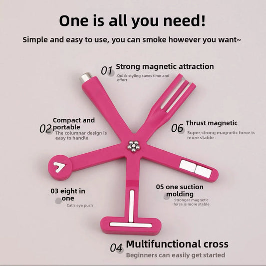 New 8in1 Nail Magnet Multi Functional For Attracting Glass Beads Cat Eye Nail Polish And Gel Polish