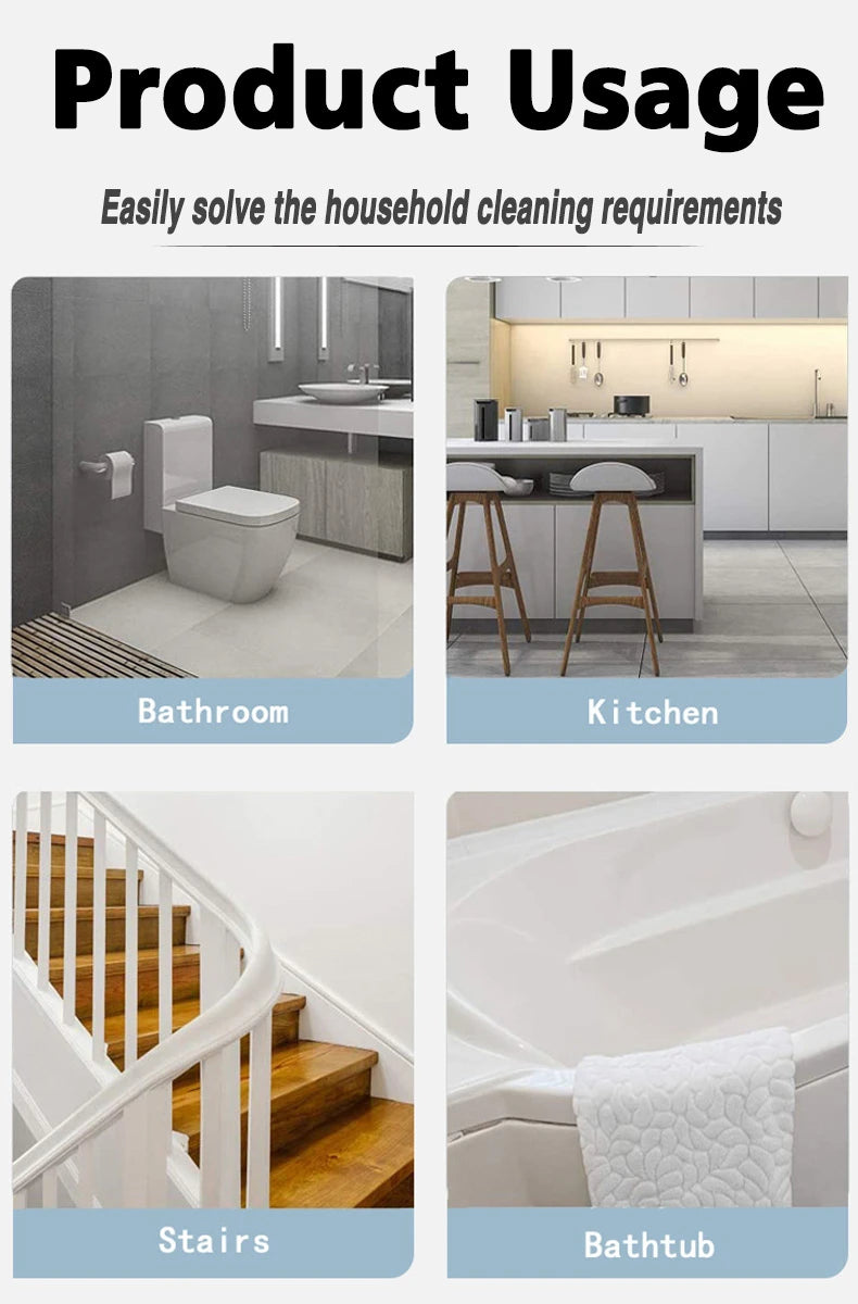 10x 60cm Transparent Non-Slip Tape Floor Bathtub Bathroom Carpet Stair Treads Slip Soft and Waterproof Tape Protect Pet Child