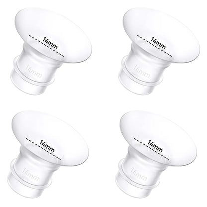 Breast Pump Flange Insert Kit for Momcozy/Spectra S1/S2, Eufy/Medela/Elvie/Lansinoh/Paruu Breast Pump Wearable Pumps