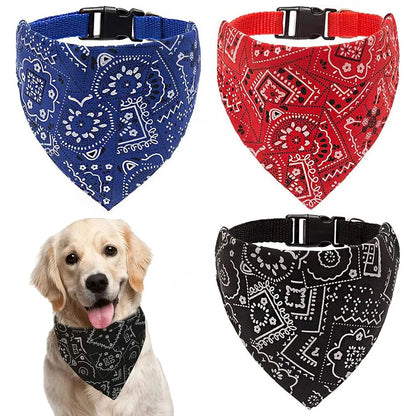 Pañuelo para Collar de Perro, Pañuelo Ajustable para Cuello de Perro, Pañuelo para Cachorros y Gatos, Accesorios para Mascotas Pequeñas, Medianas y Grandes