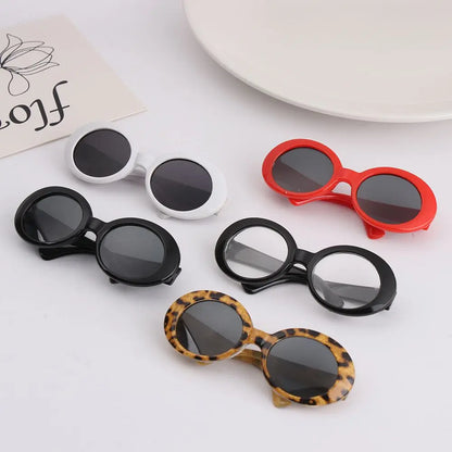 Gafas de gato, gafas de sol redondas de moda, producto para mascotas pequeñas, gafas de sol para gatos y perros pequeños para fotografía, accesorios para mascotas