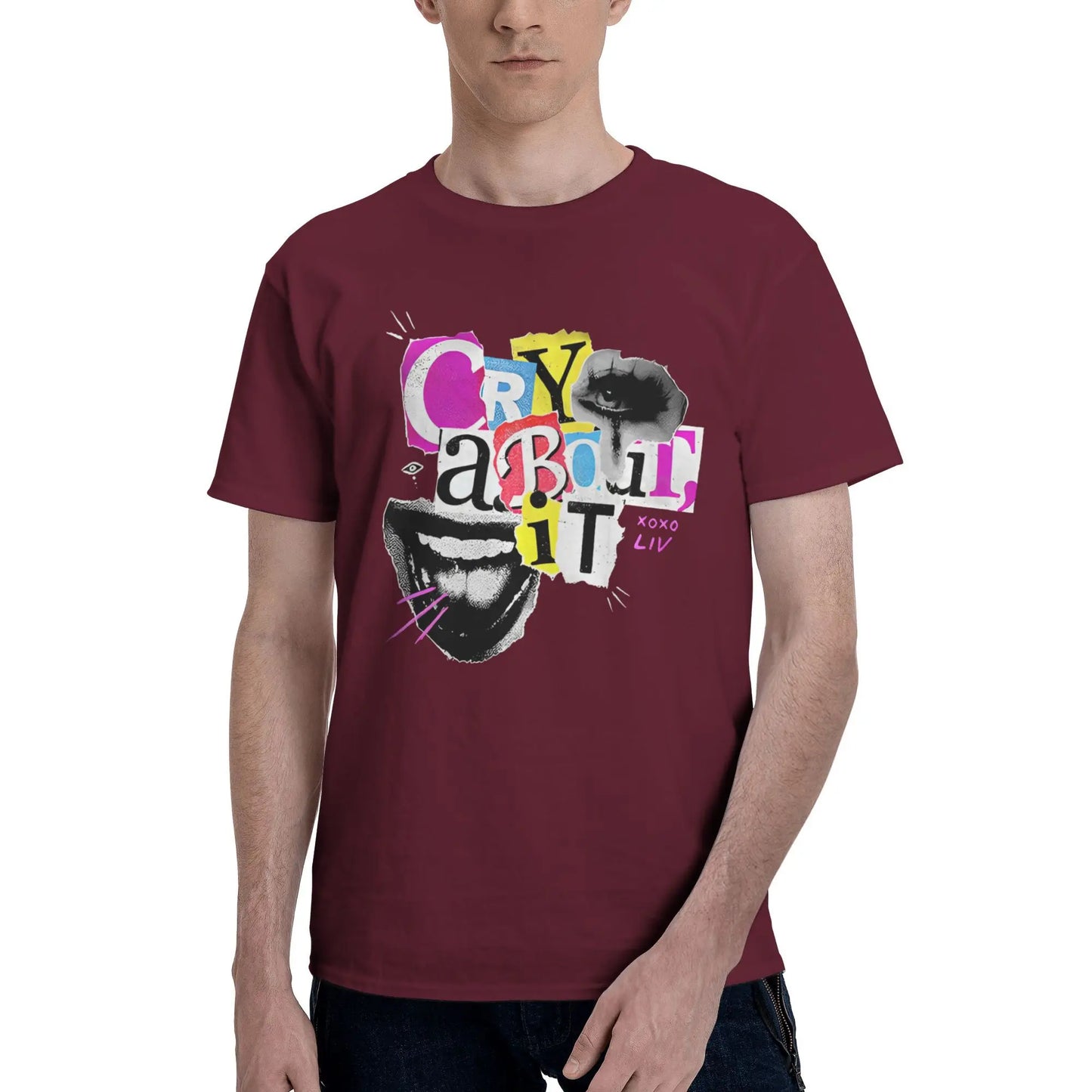 Man T-Shirt Liv Morgan T-Shirts Fashion  Summer Tees Vintage Design Cotton Clothing Birthday Gift