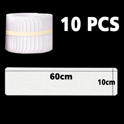 10x 60cm Transparent Non-Slip Tape Floor Bathtub Bathroom Carpet Stair Treads Slip Soft and Waterproof Tape Protect Pet Child