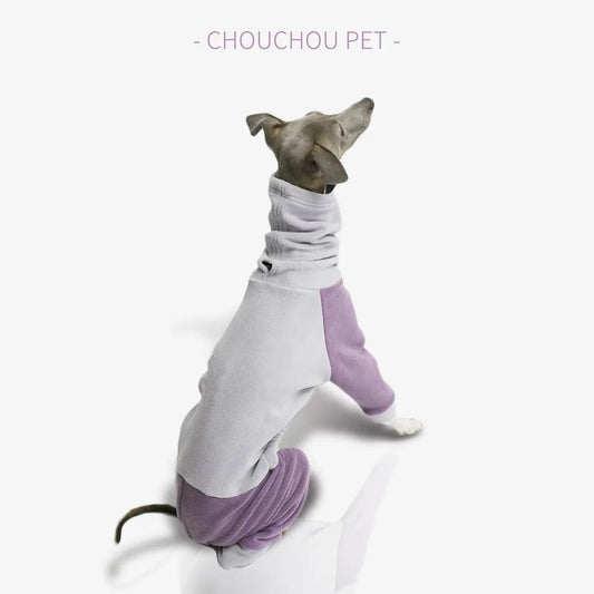 iggy turtleneck whippet greyhound pet clothing soft elastic splicing four-legged clothing