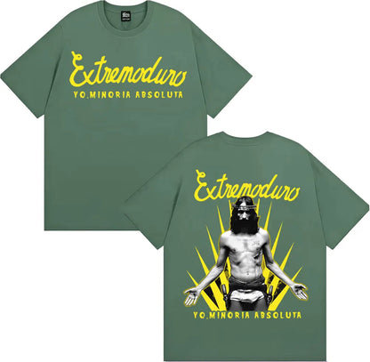 Rock Band Extremoduro Yo,minoria Absolvta T Shirts Men Women Harajuku 90s Vintage Hip Hop T-shirt Summer Tops Loose Cozy T Shirt