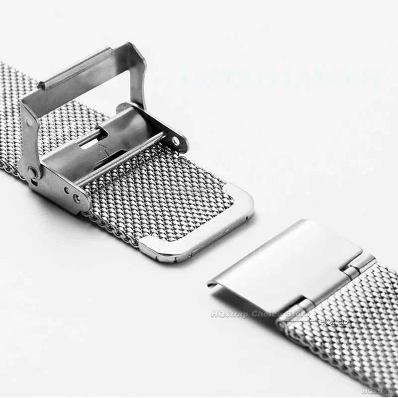 Quick Release Milanese Strap Universal Bracelet for DW 20mm 22mm 12mm 14mm 16mm 17mm 19mm 21mm 24mm 18mm 0.6mesh Stainless Steel