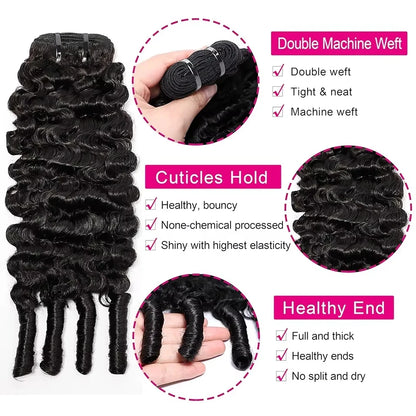 Burmese Curly Hair Bundles Human Hair Extensions Unprocessed Raw Hair Burmese 3C4A Curls 1/3/4 Pcs Human Hair Bundles Weave Deal