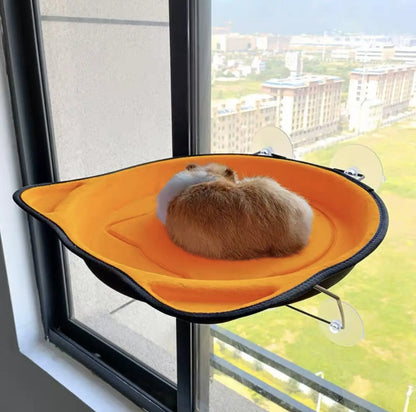 New Cat Window Hammock Climbing Frame Pet Kitty Hanging Sleeping Cats Bed Sunny Window Seat Nest Bearing 15kg Cat Accessories