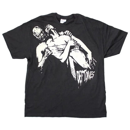 Deftones Sub-tone Band Alternative Rap Music Style Metal American T-shirt Men's Summer Fashion Trend Cotton Breathable T-shirt