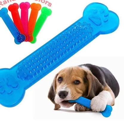 Juguetes para masticar para perros Hot Sale, juguete de hueso de goma para masticadores agresivos, cepillo de dientes para perros, cuidado dental para cachorros, accesorios para mascotas