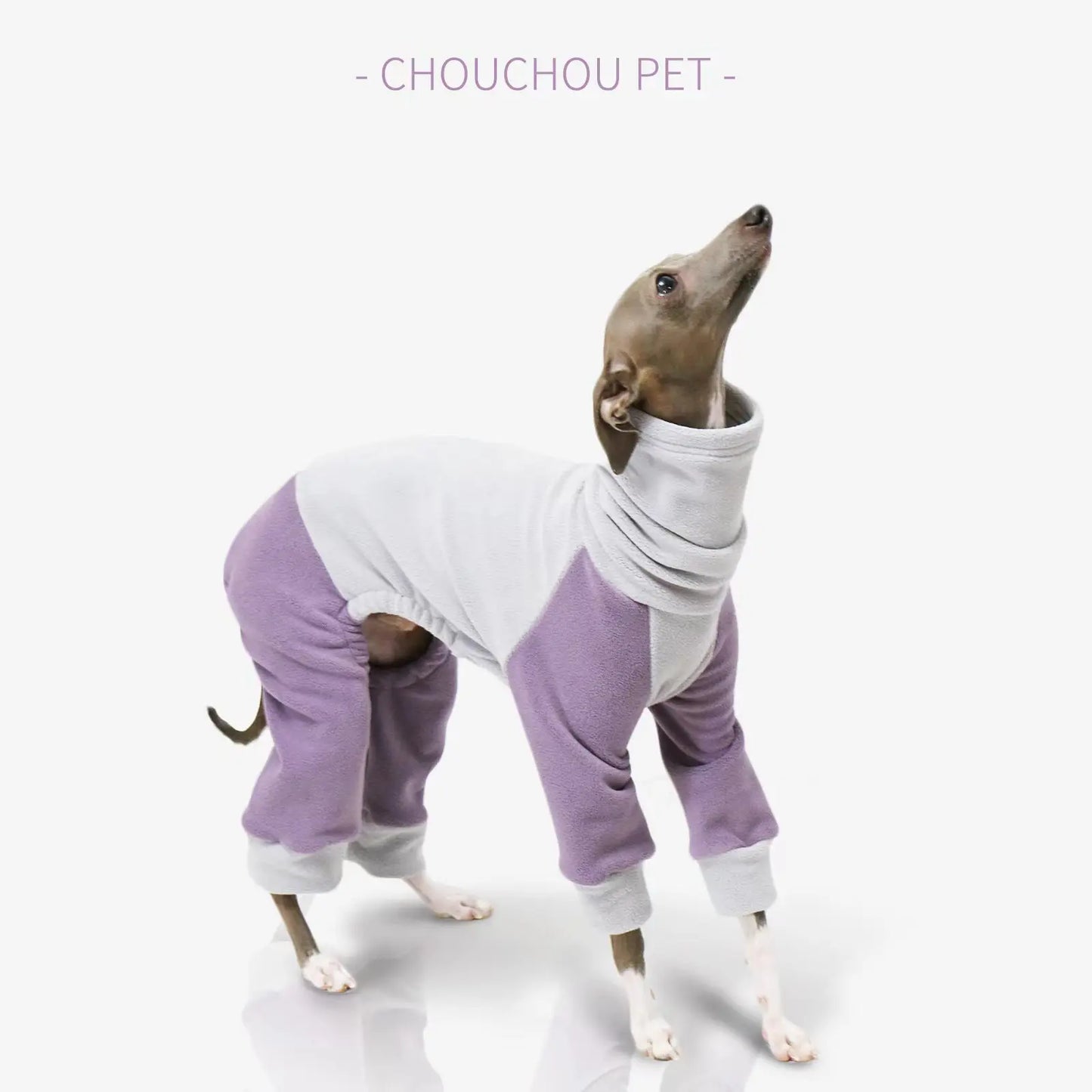 Suéter de cuello alto para iggy, whippet, galgo, ropa para mascotas, empalme elástico suave, ropa de cuatro patas