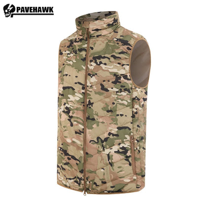 Men Casual Coat Vest Tactical Sports Thicken Warm Sleeveless Camouflage Jackets Male High-quality Waterproof Zipper Waistcoat