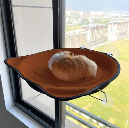 New Cat Window Hammock Climbing Frame Pet Kitty Hanging Sleeping Cats Bed Sunny Window Seat Nest Bearing 15kg Cat Accessories
