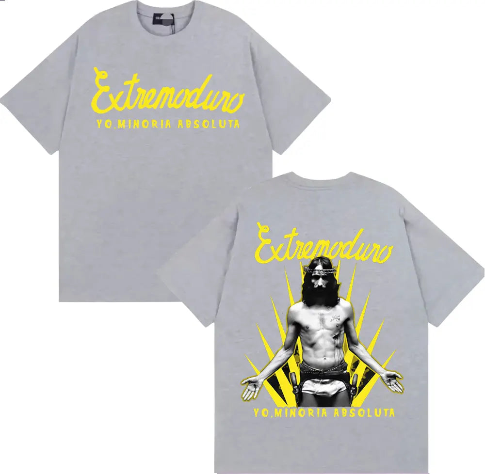 Rock Band Extremoduro Yo,minoria Absolvta T Shirts Men Women Harajuku 90s Vintage Hip Hop T-shirt Summer Tops Loose Cozy T Shirt
