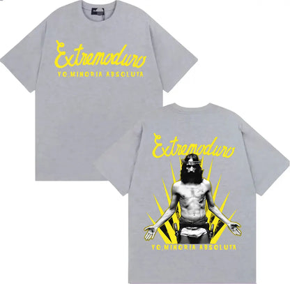 Rock Band Extremoduro Yo,minoria Absolvta T Shirts Men Women Harajuku 90s Vintage Hip Hop T-shirt Summer Tops Loose Cozy T Shirt
