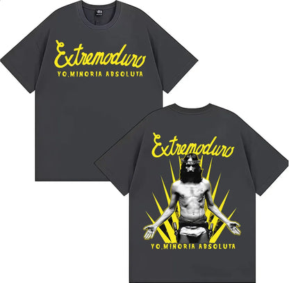 Rock Band Extremoduro Yo,minoria Absolvta T Shirts Men Women Harajuku 90s Vintage Hip Hop T-shirt Summer Tops Loose Cozy T Shirt