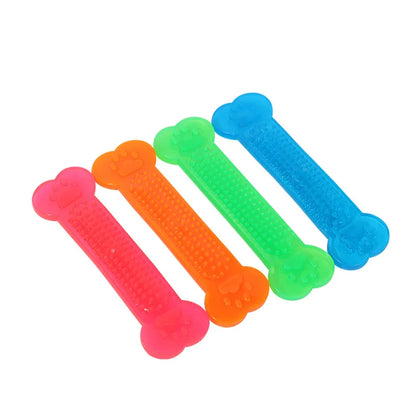 Juguetes para masticar para perros Hot Sale, juguete de hueso de goma para masticadores agresivos, cepillo de dientes para perros, cuidado dental para cachorros, accesorios para mascotas