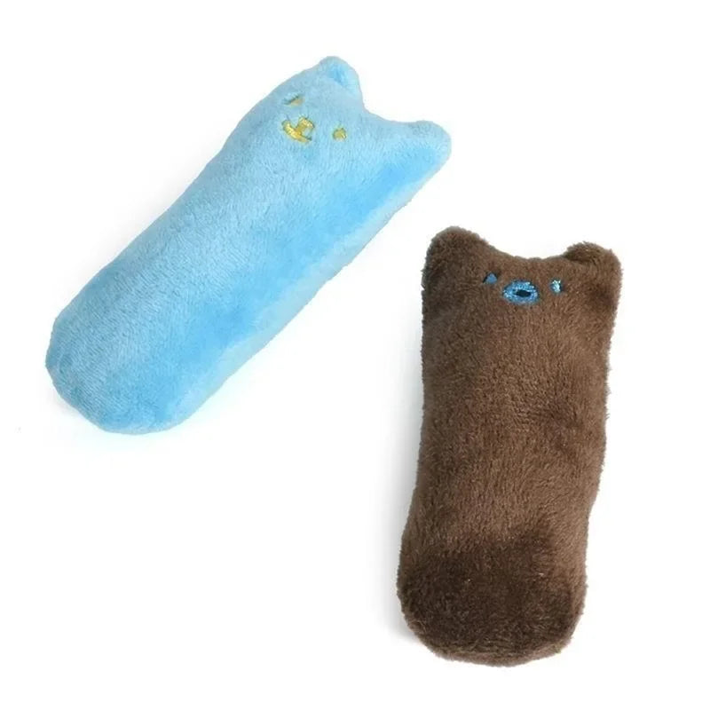 Juguetes de hierba gatera, bonito cojín de peluche para el pulgar, para rechinar los dientes, resistente a las mordeduras, juguete para gatos, accesorios para mascotas