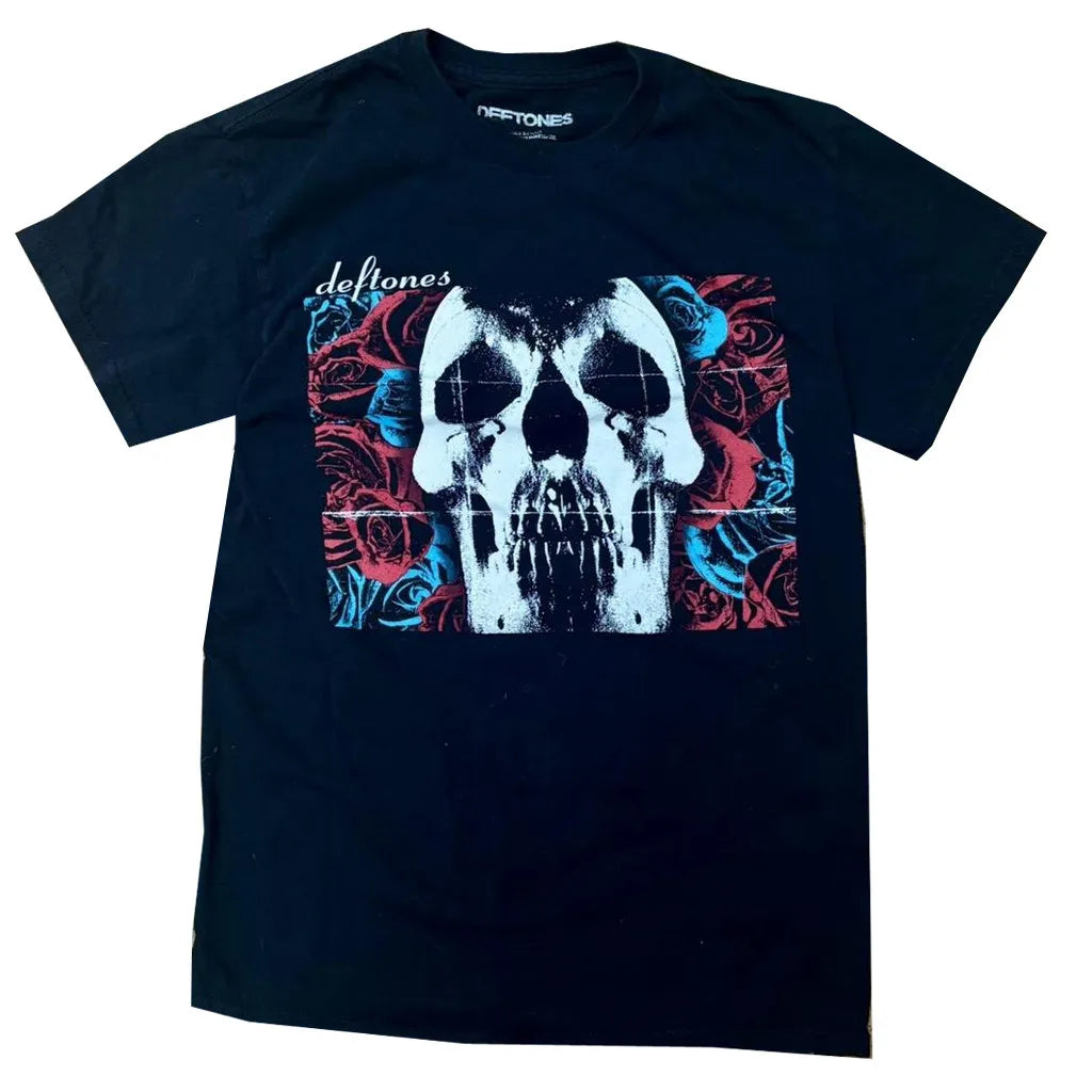 Deftones Sub-tone Band Alternative Rap Music Style Metal American T-shirt Men's Summer Fashion Trend Cotton Breathable T-shirt