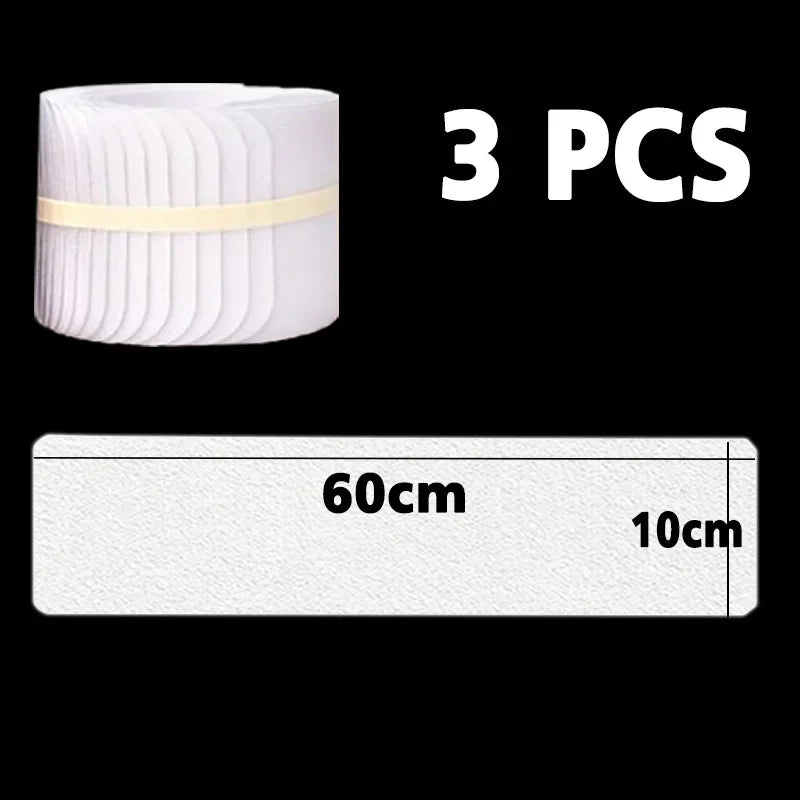10x 60cm Transparent Non-Slip Tape Floor Bathtub Bathroom Carpet Stair Treads Slip Soft and Waterproof Tape Protect Pet Child
