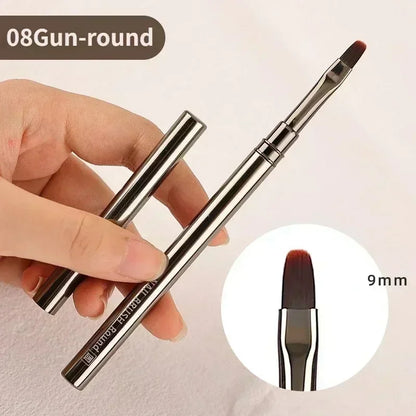 Nails Art Liner Brushes Elongated Lines Striping Drawing Painting  6/9/12/15/18mm Design Pen Professional Manicure Tool New