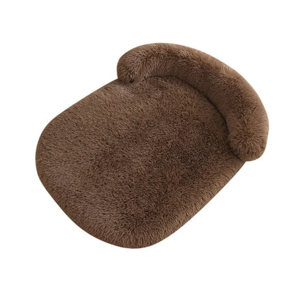 Sofá ortopédico impermeable y lavable para perros, cama para mascotas de espuma de huevo con parte inferior extraíble y antideslizante