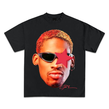 Pop Culture Vintage Graphic T-Shirt Collection American Rap Basketball Streetwear Hip-Hop Y2K Top Premium Qua Men Clothing Short