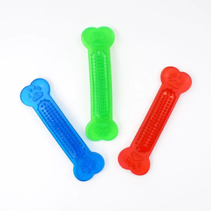 Juguetes para masticar para perros Hot Sale, juguete de hueso de goma para masticadores agresivos, cepillo de dientes para perros, cuidado dental para cachorros, accesorios para mascotas