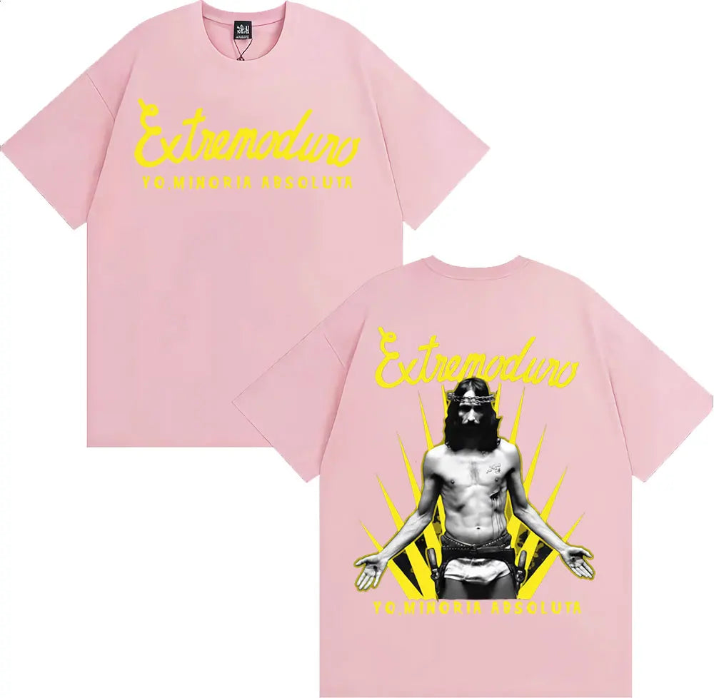 Rock Band Extremoduro Yo,minoria Absolvta T Shirts Men Women Harajuku 90s Vintage Hip Hop T-shirt Summer Tops Loose Cozy T Shirt