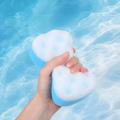 1/3PCS New Soft Bath Sponge Shower Natural Gentle Soothing Body Fiber Exfoliating Shower Sponge Wash Bouquet Bathing Accessories