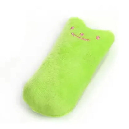 Juguetes de hierba gatera, bonito cojín de peluche para el pulgar, para rechinar los dientes, resistente a las mordeduras, juguete para gatos, accesorios para mascotas