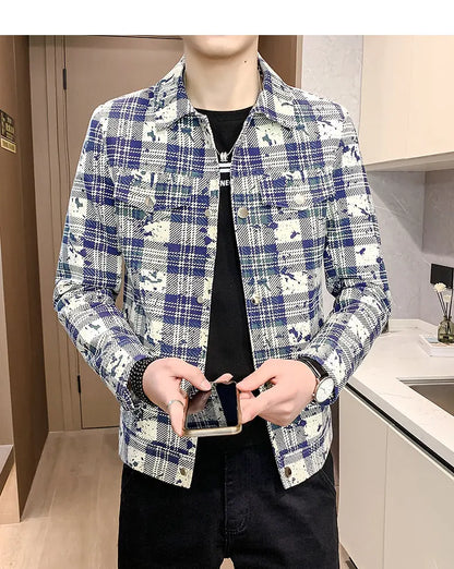 Winter Short Wool Blends Jackets Men's Brand Casual Business Trench Coat Thickened Warm Social Streetwear Overcoat