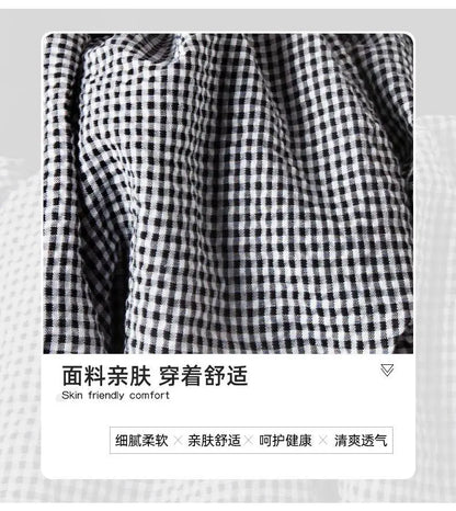 2025 Korea Girls Baby Summer Spring Autumn Dress Plaid Patchwork Casual Dresses Fashion Kids Children Clothes Vestidos