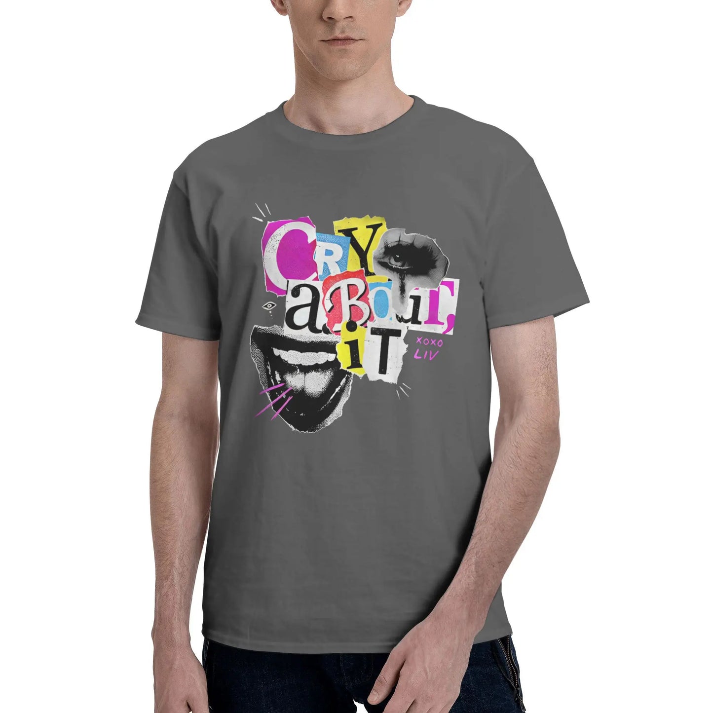 Man T-Shirt Liv Morgan T-Shirts Fashion  Summer Tees Vintage Design Cotton Clothing Birthday Gift