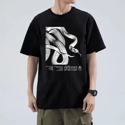 Deftones Private Music Tracklist Tee 2025 Cotton TShirt Men Women Hip Hop Rock Top Fashion Short Sleeve Summer Oversized T-shirt