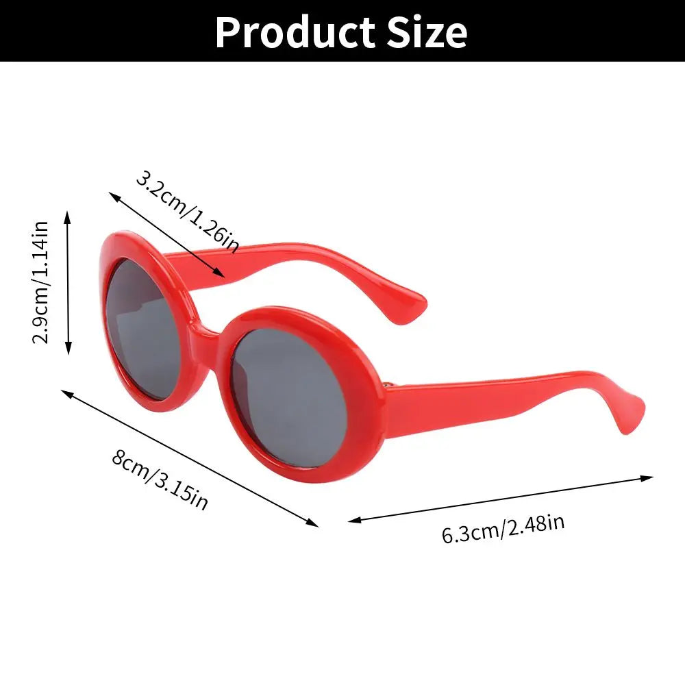 Gafas de gato, gafas de sol redondas de moda, producto para mascotas pequeñas, gafas de sol para gatos y perros pequeños para fotografía, accesorios para mascotas
