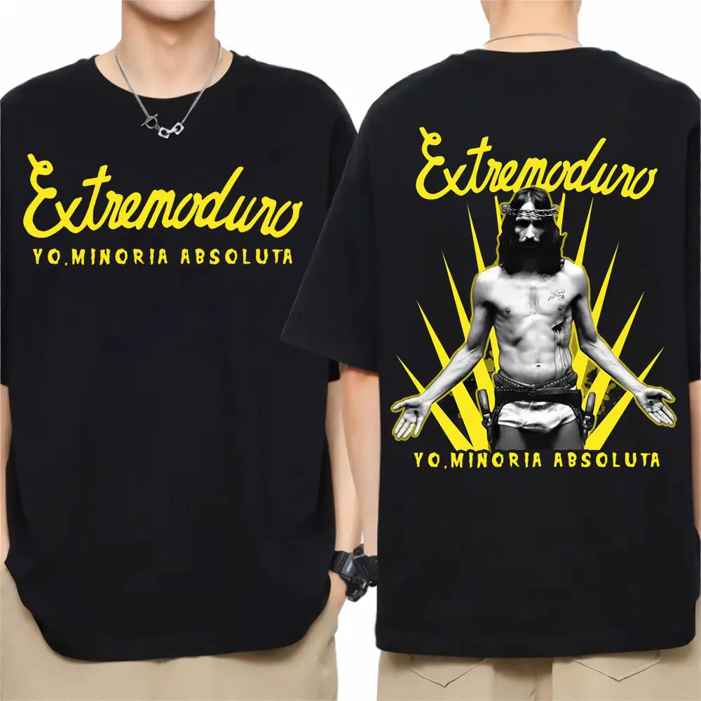 Rock Band Extremoduro Yo,minoria Absolvta T Shirts Men Women Harajuku 90s Vintage Hip Hop T-shirt Summer Tops Loose Cozy T Shirt
