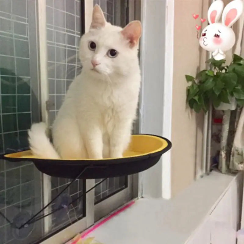 New Cat Window Hammock Climbing Frame Pet Kitty Hanging Sleeping Cats Bed Sunny Window Seat Nest Bearing 15kg Cat Accessories