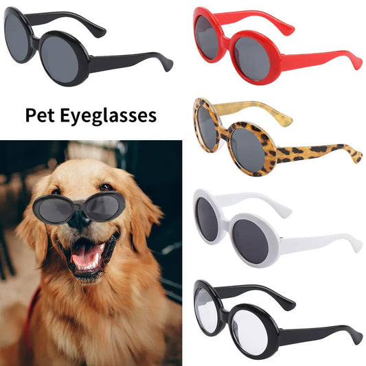 Cat Glasses Cool Pet Small Dog Fashion Round Glasses Pet Product For Little Dog Cat Sunglasses For Photography Pet Accessories