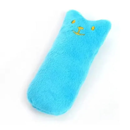 Juguetes de hierba gatera, bonito cojín de peluche para el pulgar, para rechinar los dientes, resistente a las mordeduras, juguete para gatos, accesorios para mascotas